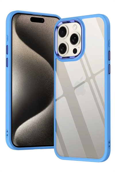 Apple iPhone 15 Pro Max Kılıf Power Silikon - Lila