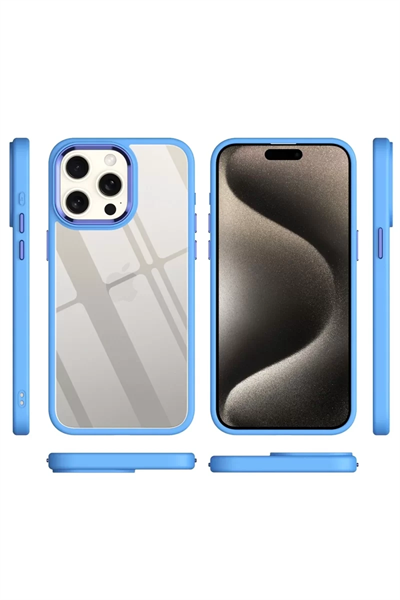 Apple iPhone 15 Pro Max Kılıf Power Silikon - Lila
