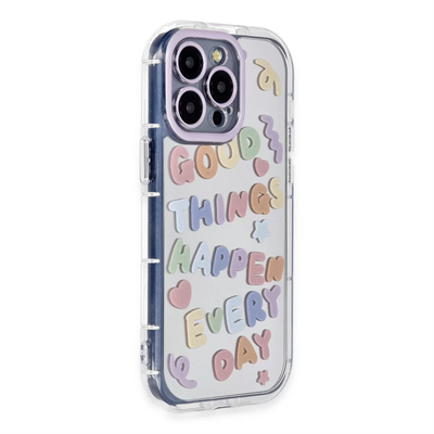 Apple iPhone 15 Pro Max Kılıf Reflexion Desenli Kapak - Desen 7