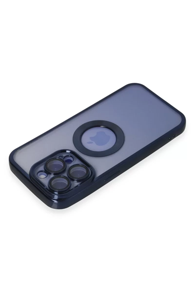 Apple iPhone 15 Pro Max Kılıf Slot Silikon - Lacivert