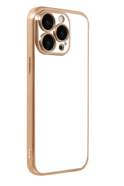 Apple iPhone 15 Pro Max Lensli Silikon - Gold