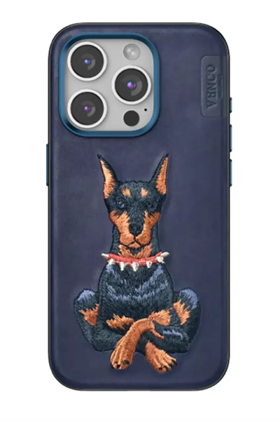 Apple iPhone 15 Pro Max Perma Desenli Kapak - Lacivert