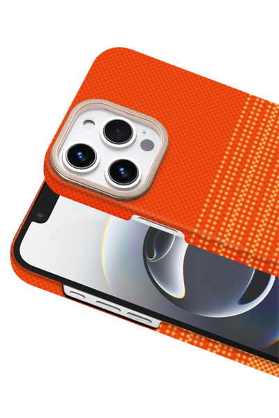 Apple iPhone 15 Pro Max Vega Magsafe Kapak - Turuncu