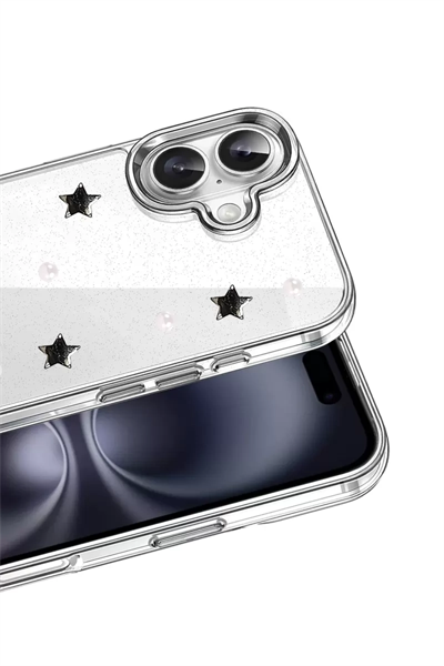 Apple iPhone 16 Fiyonk Desenli Kapak - Desen 7