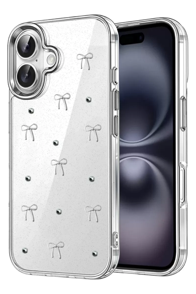 Apple iPhone 16 Fiyonk Desenli Kapak - Desen 5
