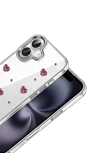 Apple iPhone 16 Fiyonk Desenli Kapak - Desen 3