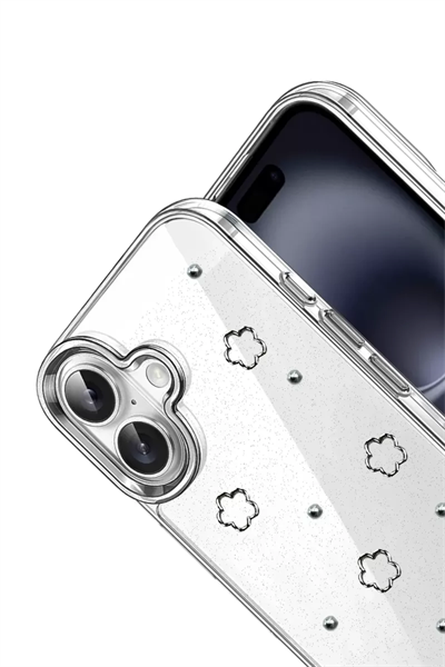 Apple iPhone 16 Fiyonk Desenli Kapak - Desen 2