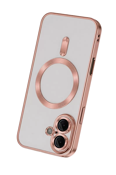 Apple iPhone 16 Kılıf Kross Magneticsafe Kapak - Rose