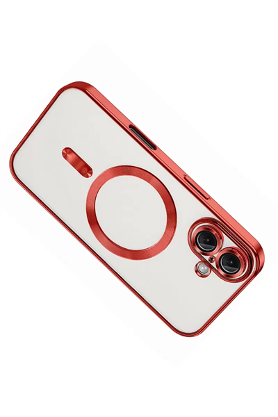 Apple iPhone 16 Kılıf Kross Magneticsafe Kapak - Kırmızı
