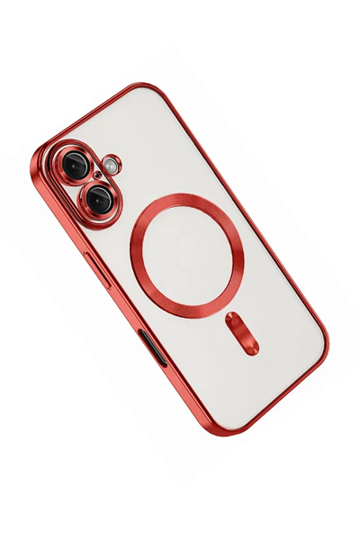 Apple iPhone 16 Kılıf Kross Magneticsafe Kapak - Kırmızı