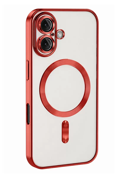Apple iPhone 16 Kılıf Kross Magneticsafe Kapak - Kırmızı