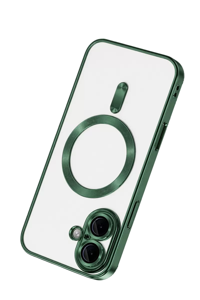 Apple iPhone 16 Kılıf Kross Magneticsafe Kapak - Koyu Yeşil