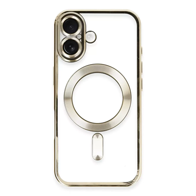 Apple iPhone 16 Kılıf Kross Magneticsafe Kapak - Gold