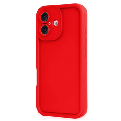 Apple iPhone 16 Kılıf Viera Silikon - Kırmızı