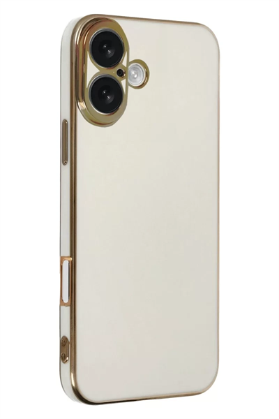 Apple iPhone 16 Kılıf Volet Silikon - Beyaz