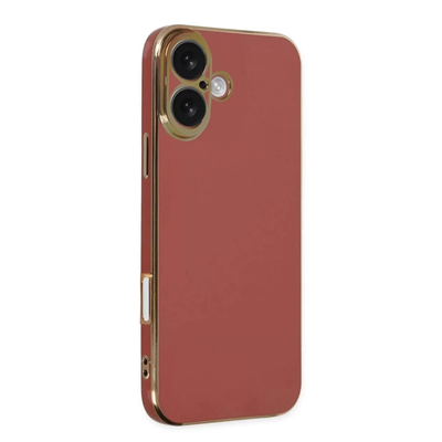 Apple iPhone 16 Kılıf Volet Silikon - Kırmızı