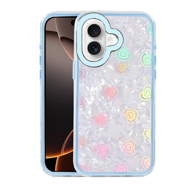 Apple iPhone 16 Lumi Desenli Kapak - Mavi