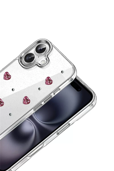 Apple iPhone 16 Plus Fiyonk Desenli Kapak - Desen 3