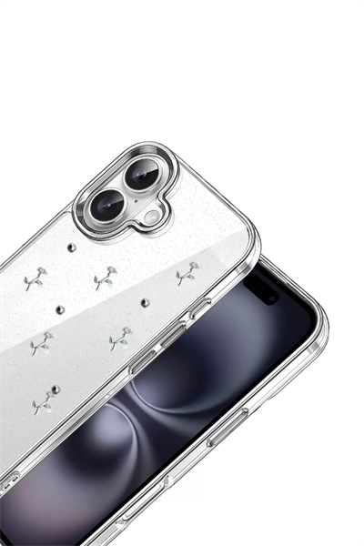 Apple iPhone 16 Plus Fiyonk Desenli Kapak - Desen 4