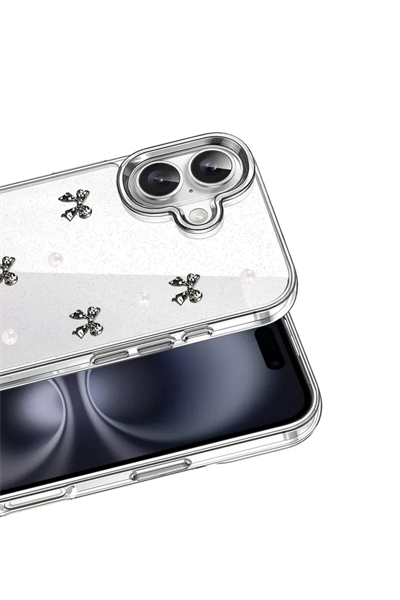 Apple iPhone 16 Plus Fiyonk Desenli Kapak - Desen 8