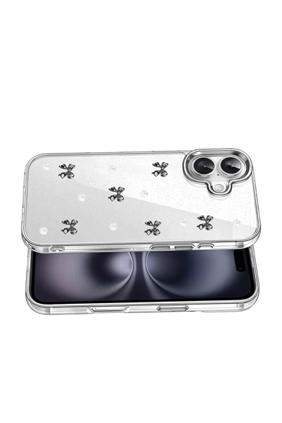 Apple iPhone 16 Plus Fiyonk Desenli Kapak - Desen 8