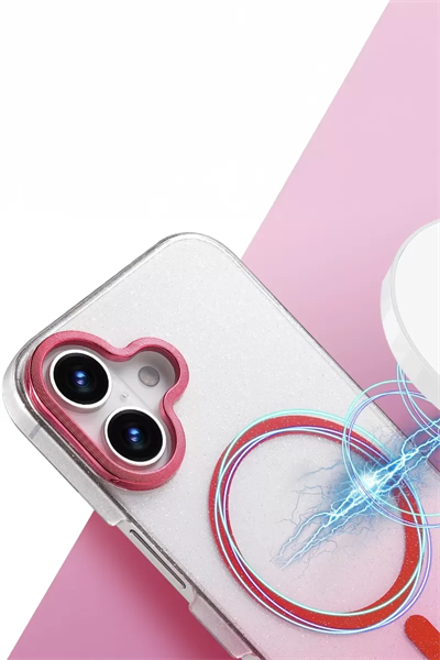 Apple iPhone 16 Plus Glossy Magsafe Kapak - Siyah