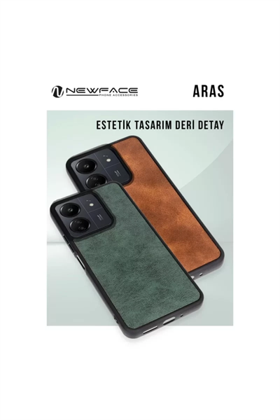 Apple iPhone 16 Plus Kılıf Aras Deri Kapak - Kırmızı