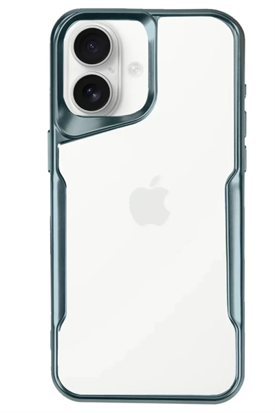 Apple iPhone 16 Plus Kılıf Boyi Silikon Kapak - Turkuaz