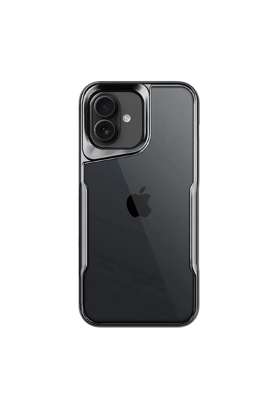 Apple iPhone 16 Plus Kılıf Boyi Silikon Kapak - Titan Gri