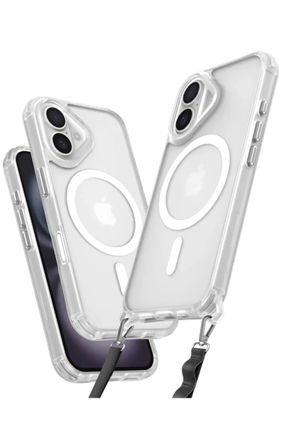 Apple iPhone 16 Plus Kılıf Enka Magsafe Silikon Kılıf - Şeffaf