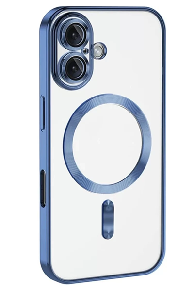 Apple iPhone 16 Plus Kılıf Kross Magneticsafe Kapak - Mavi