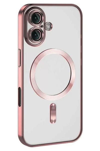 Apple iPhone 16 Plus Kılıf Kross Magneticsafe Kapak - Pembe