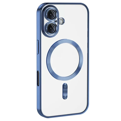 Apple iPhone 16 Plus Kılıf Kross Magneticsafe Kapak - Mavi
