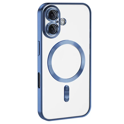 Apple iPhone 16 Plus Kılıf Kross Magneticsafe Kapak - Mavi