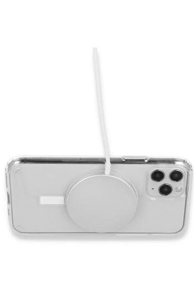 Apple iPhone 16 Plus Kılıf Pc Real Magsafe Kapak - Şeffaf