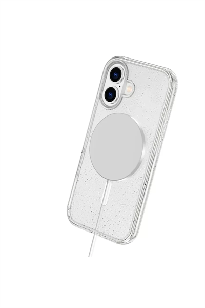 Apple iPhone 16 Plus Kılıf Star Magsafe Kapak - Turuncu