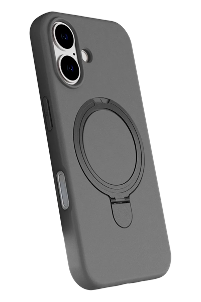 Apple iPhone 16 Plus Regal Magsafe Standlı Kapak - Titan Gri