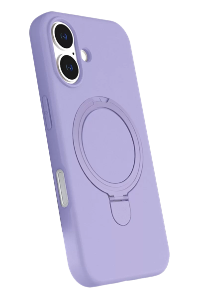 Apple iPhone 16 Plus Regal Magsafe Standlı Kapak - Lila