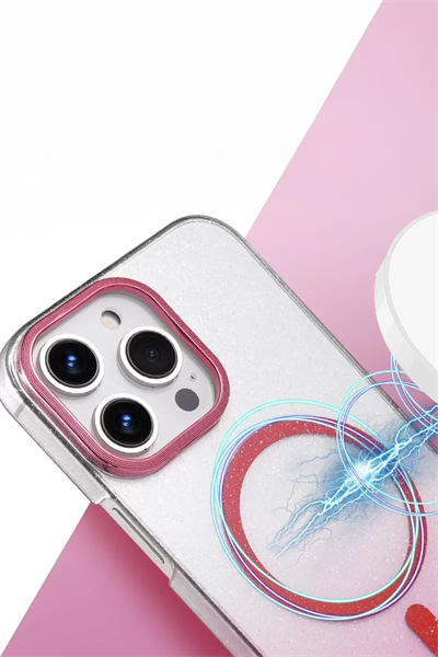 Apple iPhone 16 Pro Glossy Magsafe Kapak - Mavi