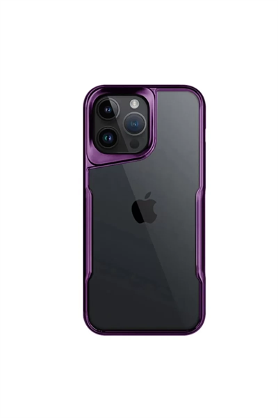 Apple iPhone 16 Pro Kılıf Boyi Silikon Kapak - Derin Mor