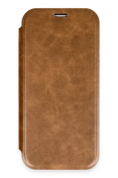 Apple iPhone 16 Pro Kılıf Flip Cover - Taba