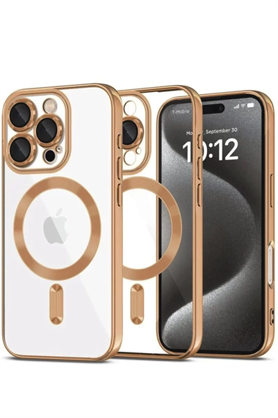 Apple iPhone 16 Pro Kılıf Kross Magneticsafe Kapak - Çöl Titanyum