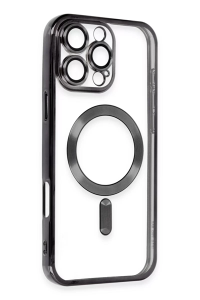 Apple iPhone 16 Pro Kılıf Kross Magneticsafe Kapak - Siyah