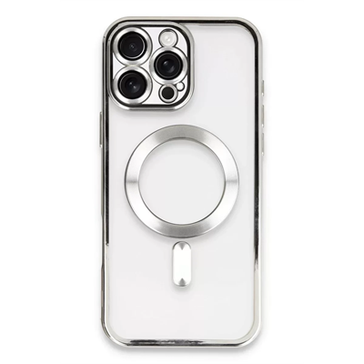 Apple iPhone 16 Pro Kılıf Kross Magneticsafe Kapak - Gümüş