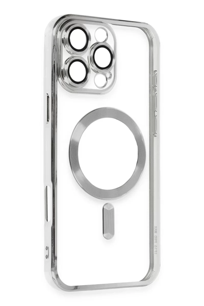 Apple iPhone 16 Pro Kılıf Kross Magneticsafe Kapak - Gümüş