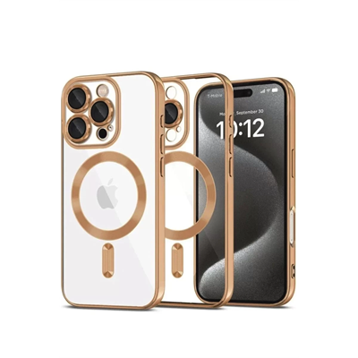 Apple iPhone 16 Pro Kılıf Kross Magneticsafe Kapak - Çöl Titanyum