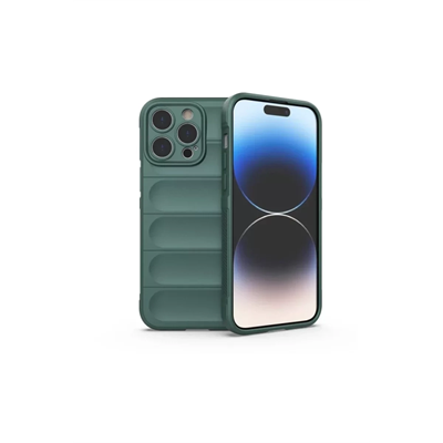 Apple iPhone 16 Pro Kılıf Optimum Silikon - Koyu Yeşil