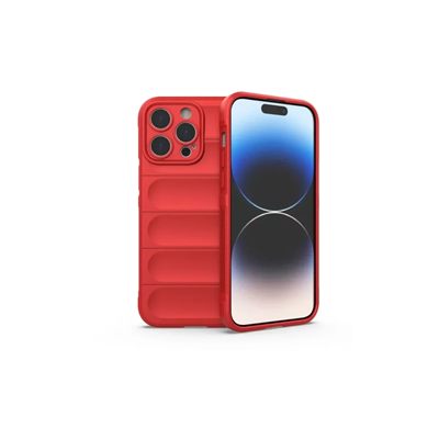 Apple iPhone 16 Pro Kılıf Optimum Silikon - Kırmızı