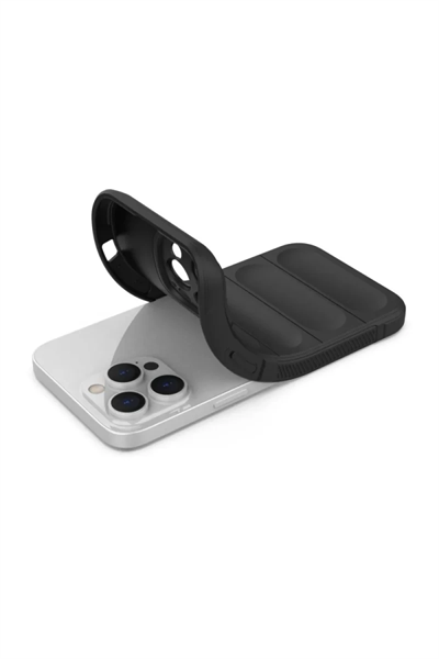 Apple iPhone 16 Pro Kılıf Optimum Silikon - Siyah