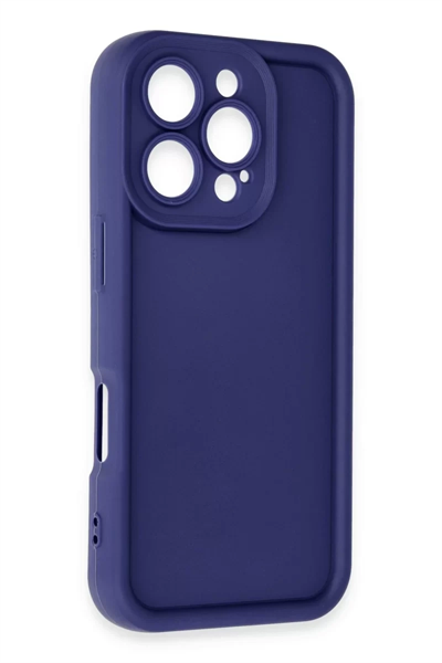 Apple iPhone 16 Pro Kılıf Viera Silikon - Lacivert